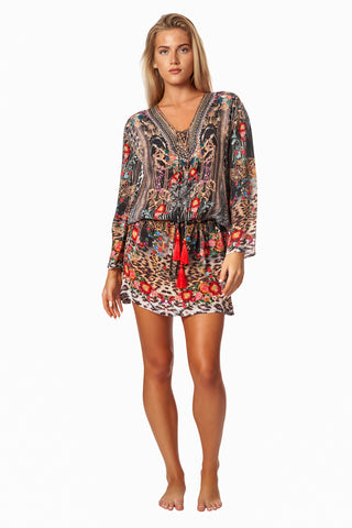 Electric Jungle Tunic Dress by La Moda - Jungle