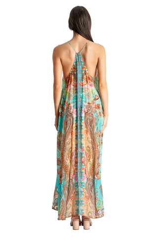 Beaded Luxe Maxi by La Moda - Paisley