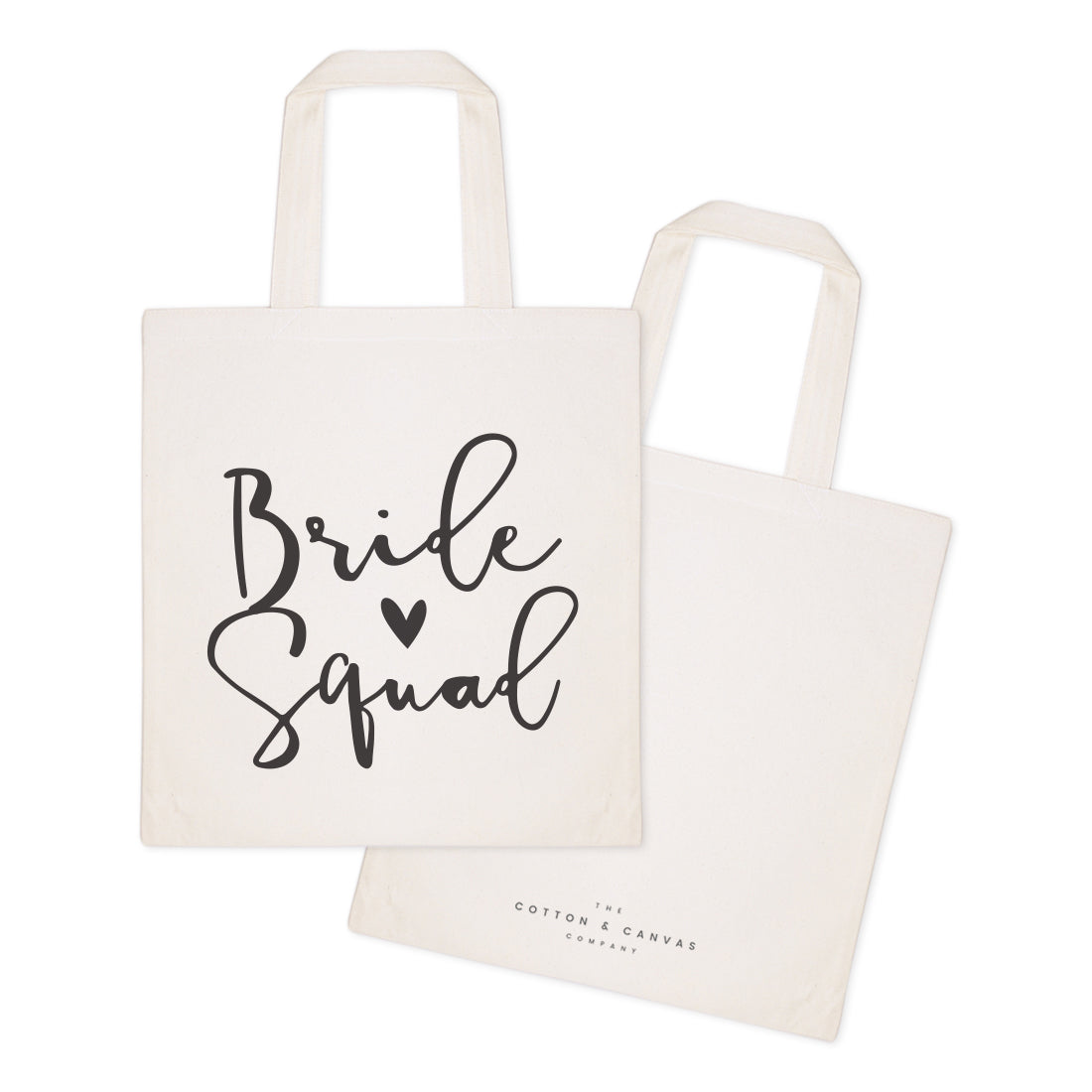 Bride Squad Wedding Cotton Canvas Tote Bag