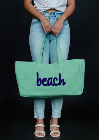 Panache Apparel Co. - Beach Tote - Mint Green