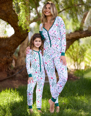 Andes Kids Lounge Onsie in Christmas In The City - Alternate Front View / Resort 2023 Campaign