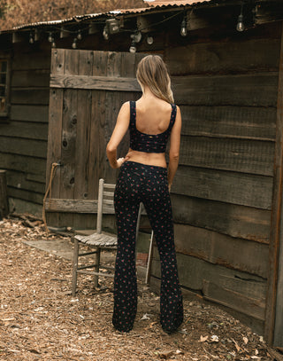 Model is wearing our Hollynight  Bunny Booty Pant with the Anita Bra Top both in size small
Loungewear pants
Back View