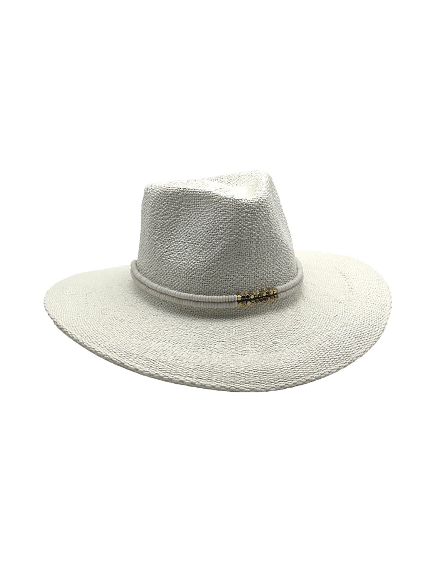 Angel Hat by Nikki Beach in White - Front View