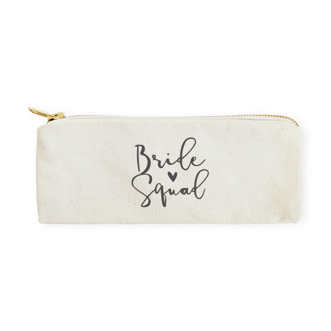 Bride Squad Cotton Canvas Pencil Case and Travel Pouch