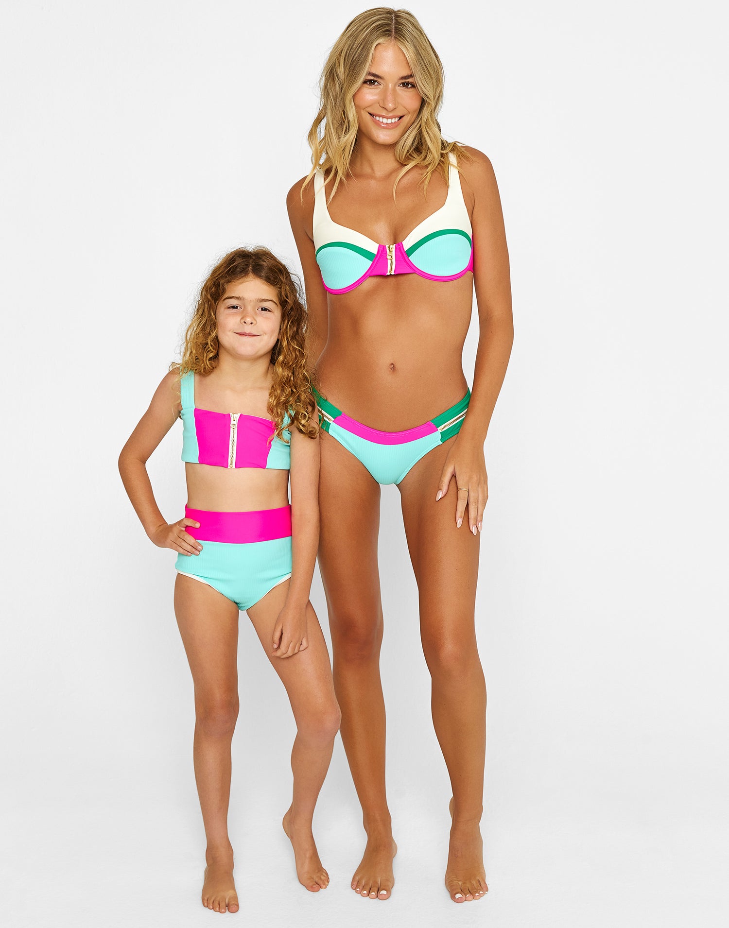 New Swimwear Cheap Sets Bikini Swimwear for Ladies Kids Bathing
