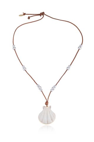 Beach Days Shell Pendant Necklace Set