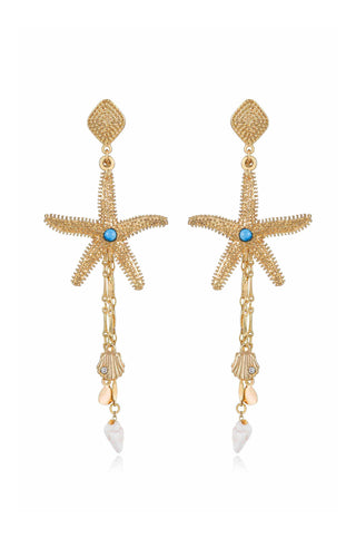 Starfish Seeker Drop Earrings