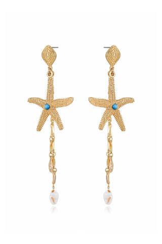 Starfish Seeker Drop Earrings