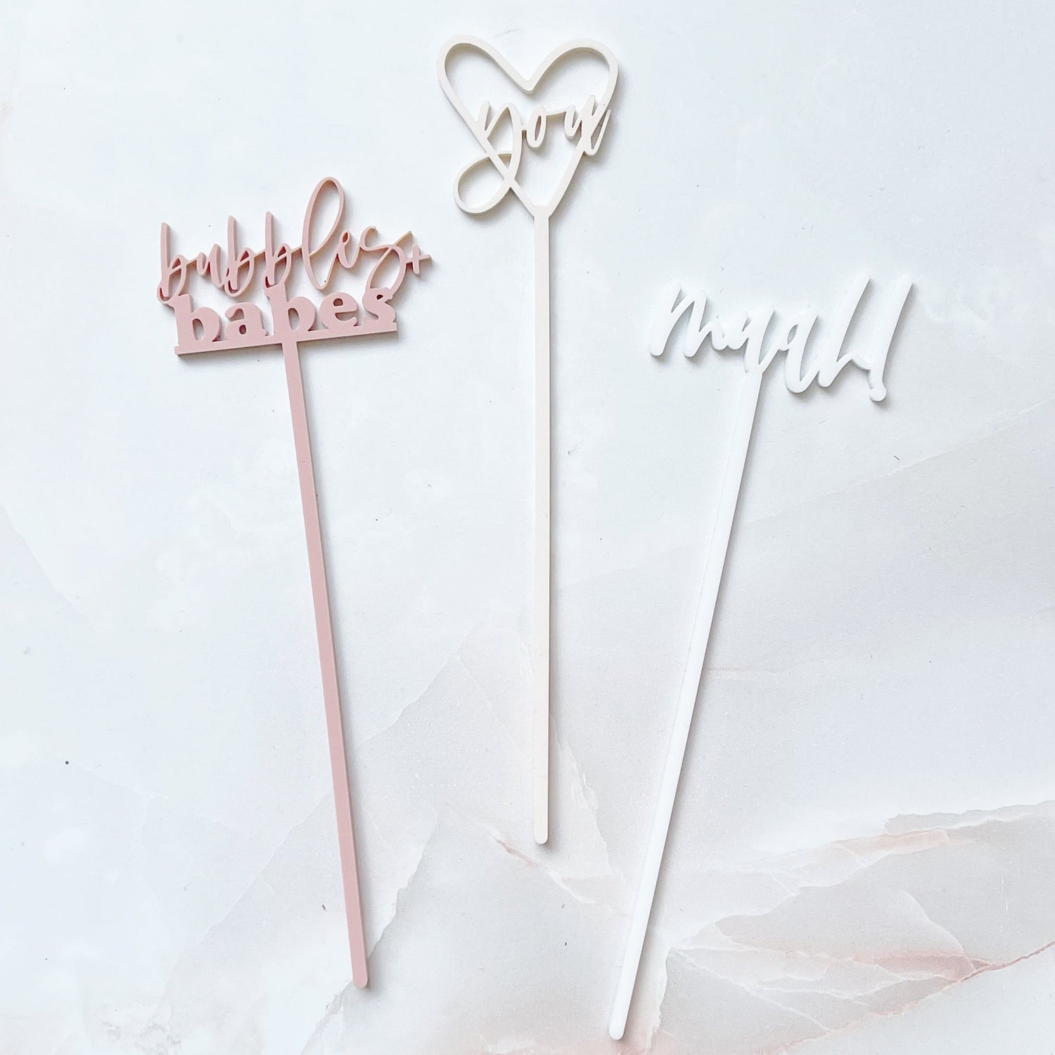 Galentine's Day Drink Stirrers