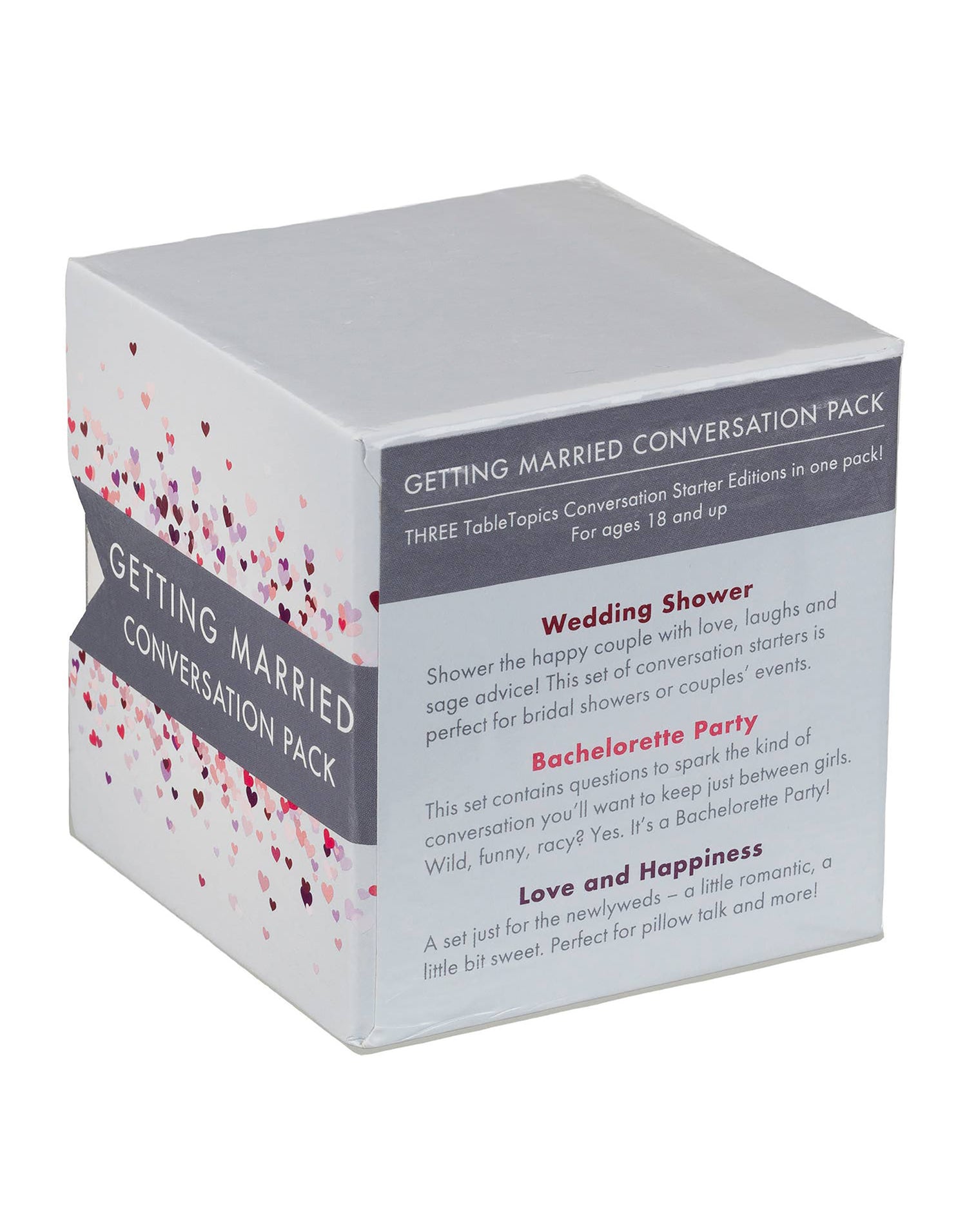 Getting Married Conversation Pack by TableTopics - Back View