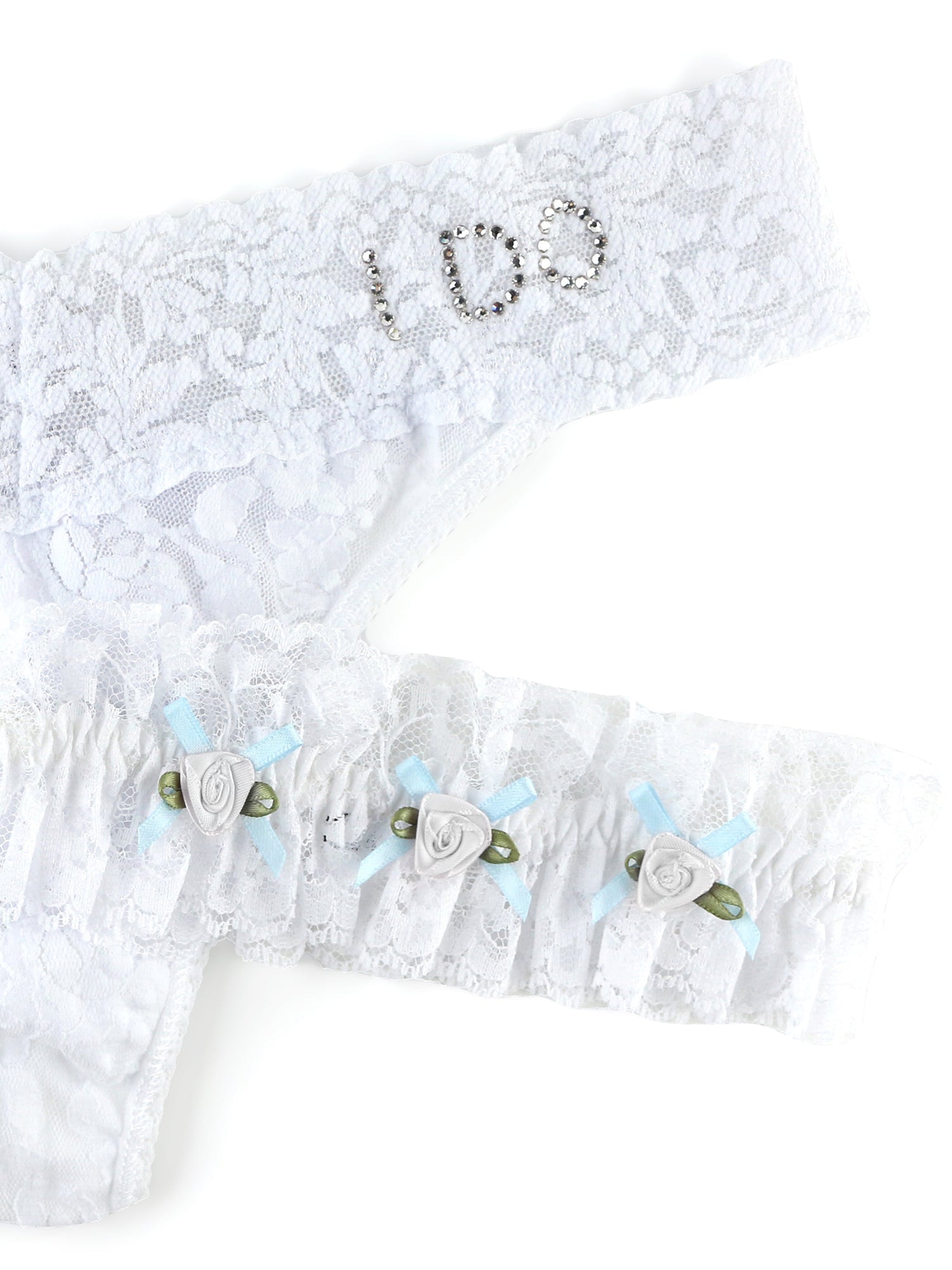 I Do Original Rise Thong & Garter Box Set