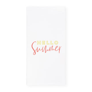 Hello Summer Kitchen Tea Towel