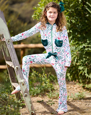 Bunny Booty Kids Lounge Pant in Christmas In The City - Front View / Resort 2023 Campaign