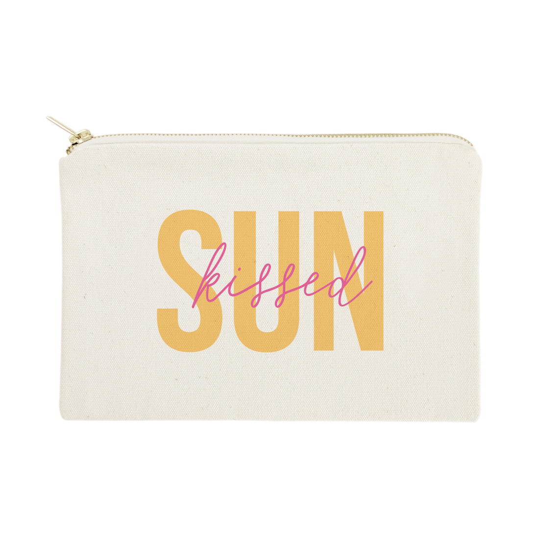 Sunkissed Cotton Canvas Cosmetic Bag