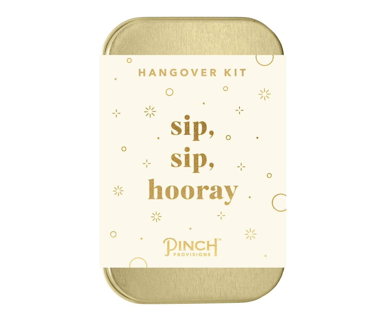 Pinch Provisions | Hangover Kit | Ivory - Sip, Sip, Hooray