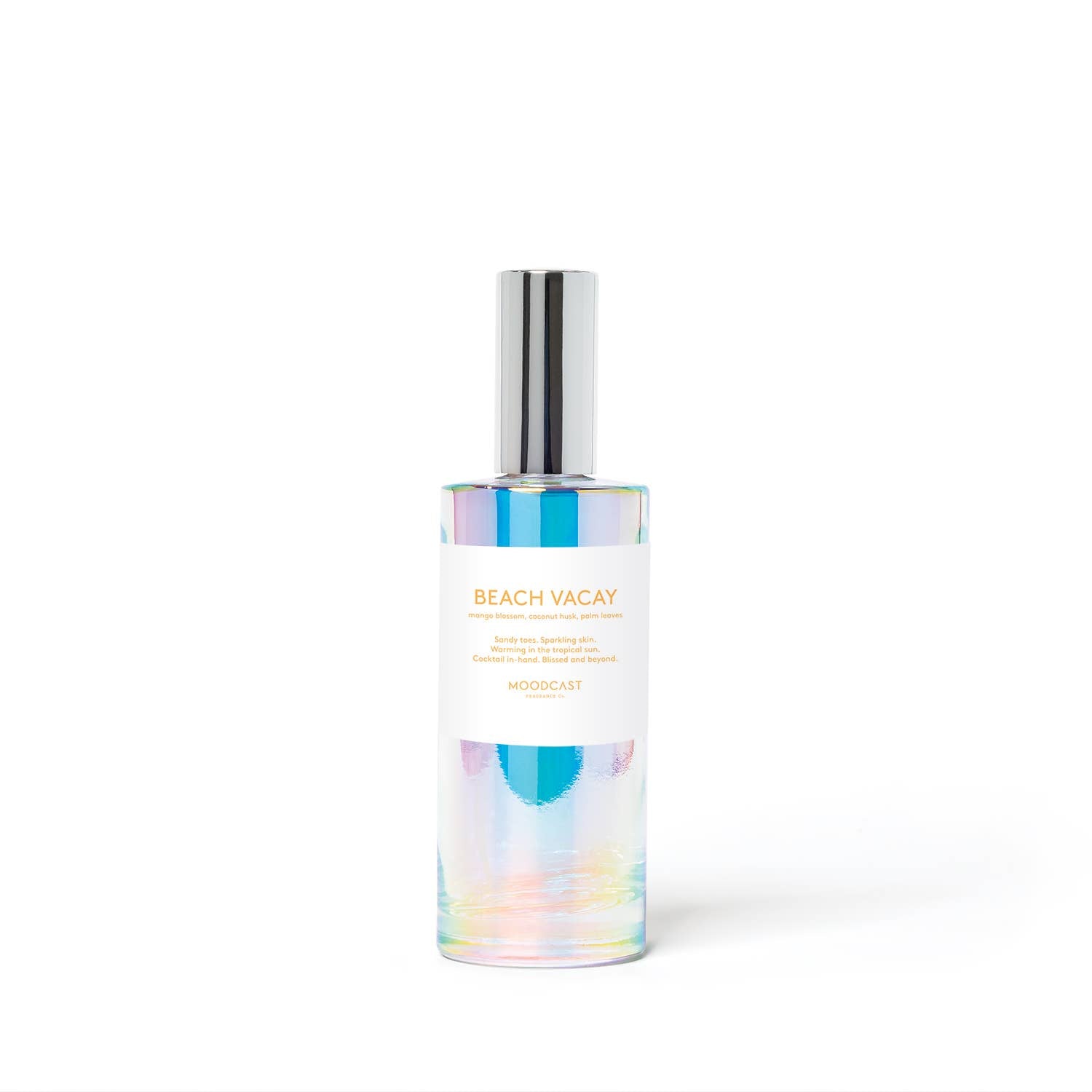 Beach Vacay 100ml Room & Linen Spray by Moodcast Fragrance Co. - Iridescent/Silver