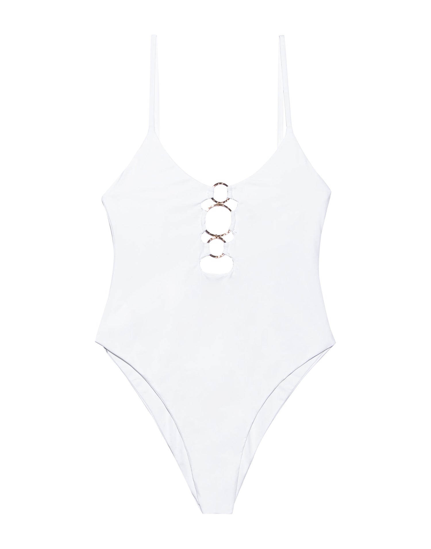 Women's Swimming One-Piece Swimsuit Lexa XP - Line White