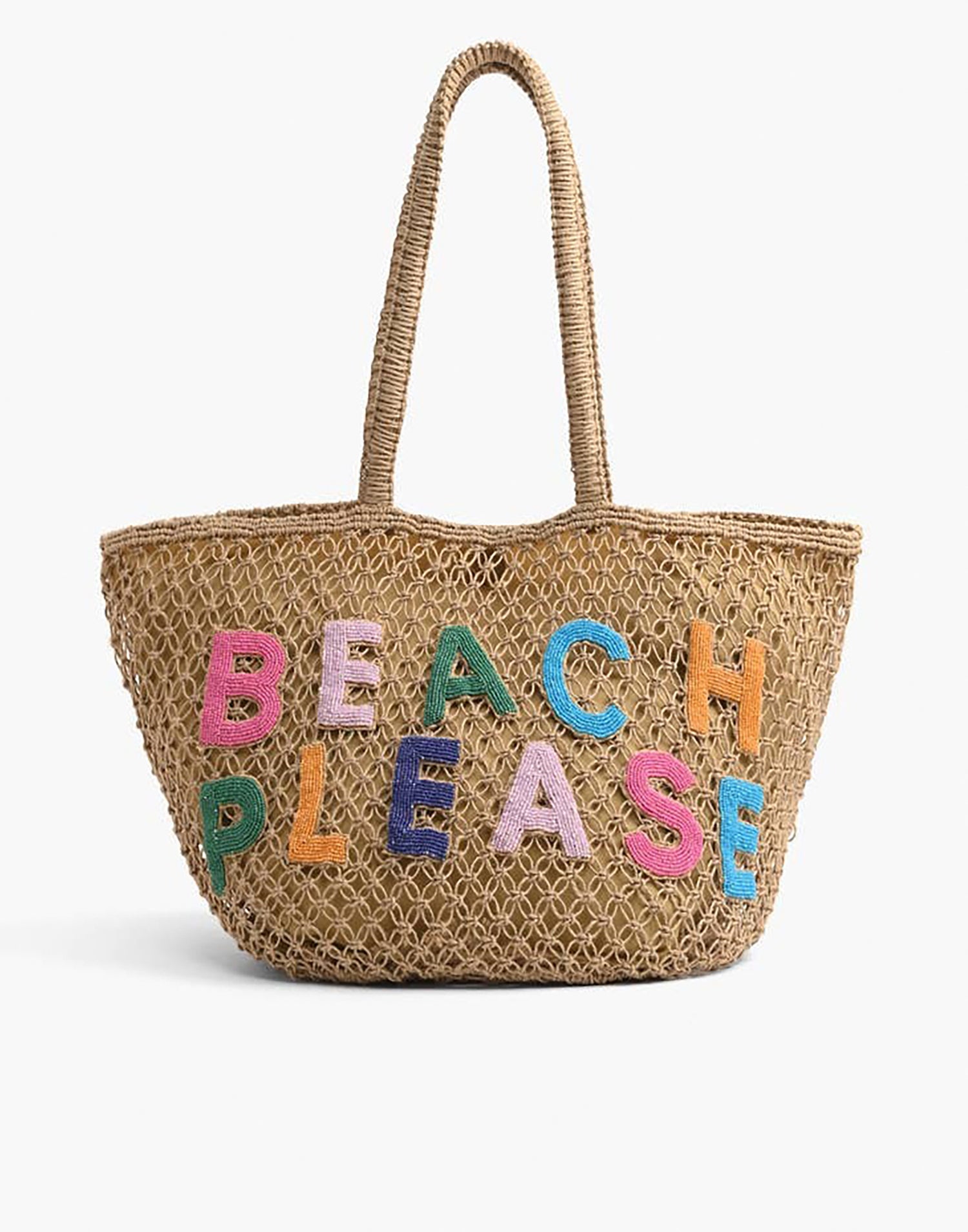 Large Straw Beach Bag - Beach Bum Store