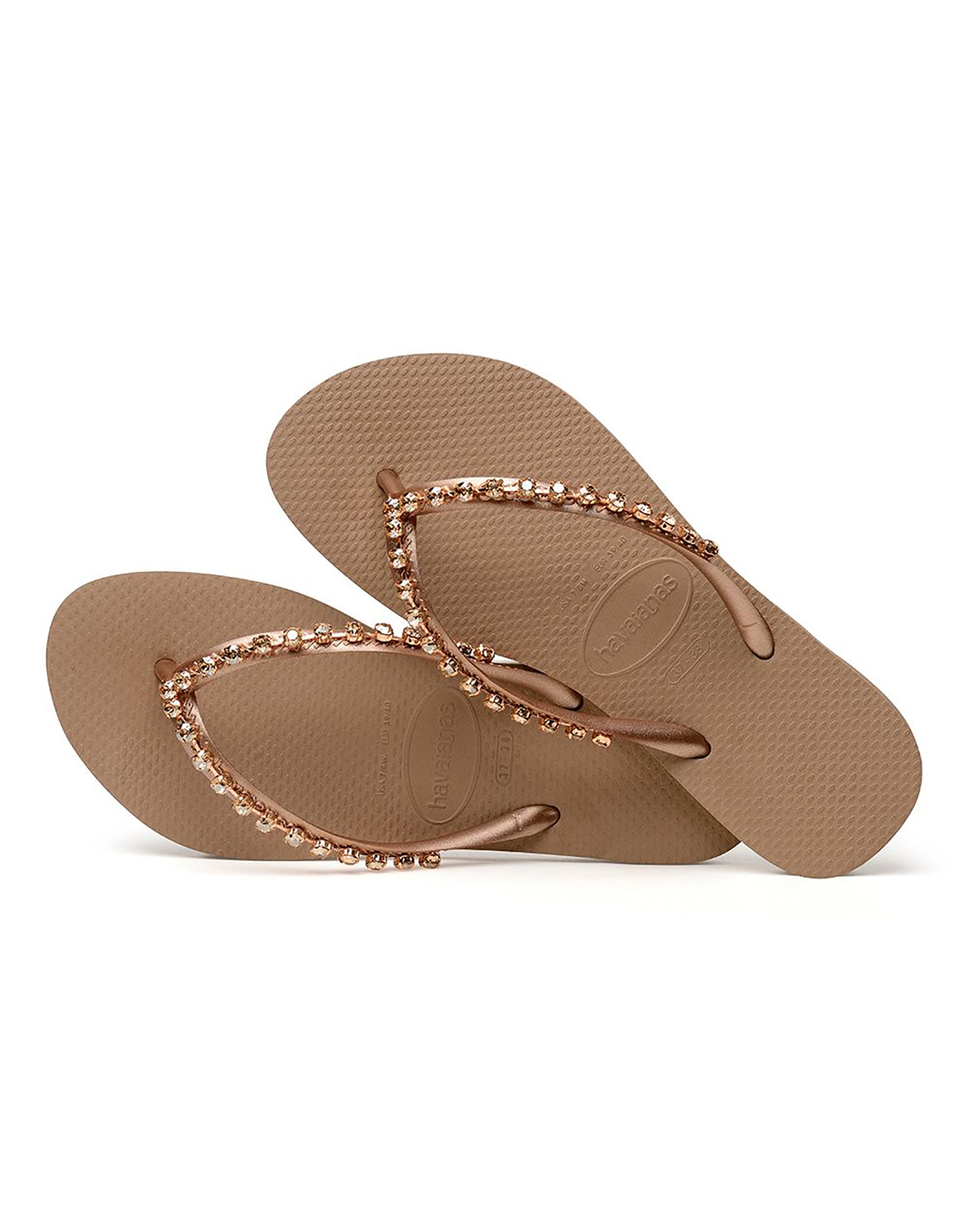 Slim Rock Mesh Sandal in Rose Gold Beach Bunny Swimwear